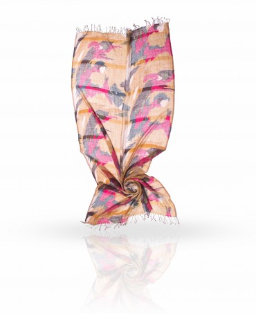 Палантин Женский ZW-BRUSHP/BLUE.RED